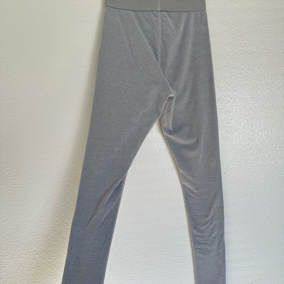 Champion Women's Light Gray Leggings with Logo - Picture 2 of 4